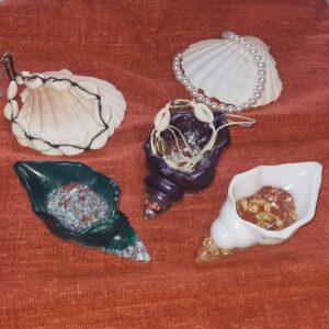 pot allongé coquillage