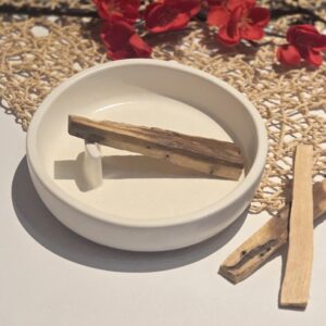Bol Satori en résine naturelle pour Palo Santo et Sauge
