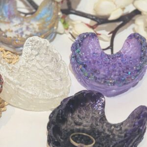 Tenshi Kokoro mini coupelle ailes d'ange en résine