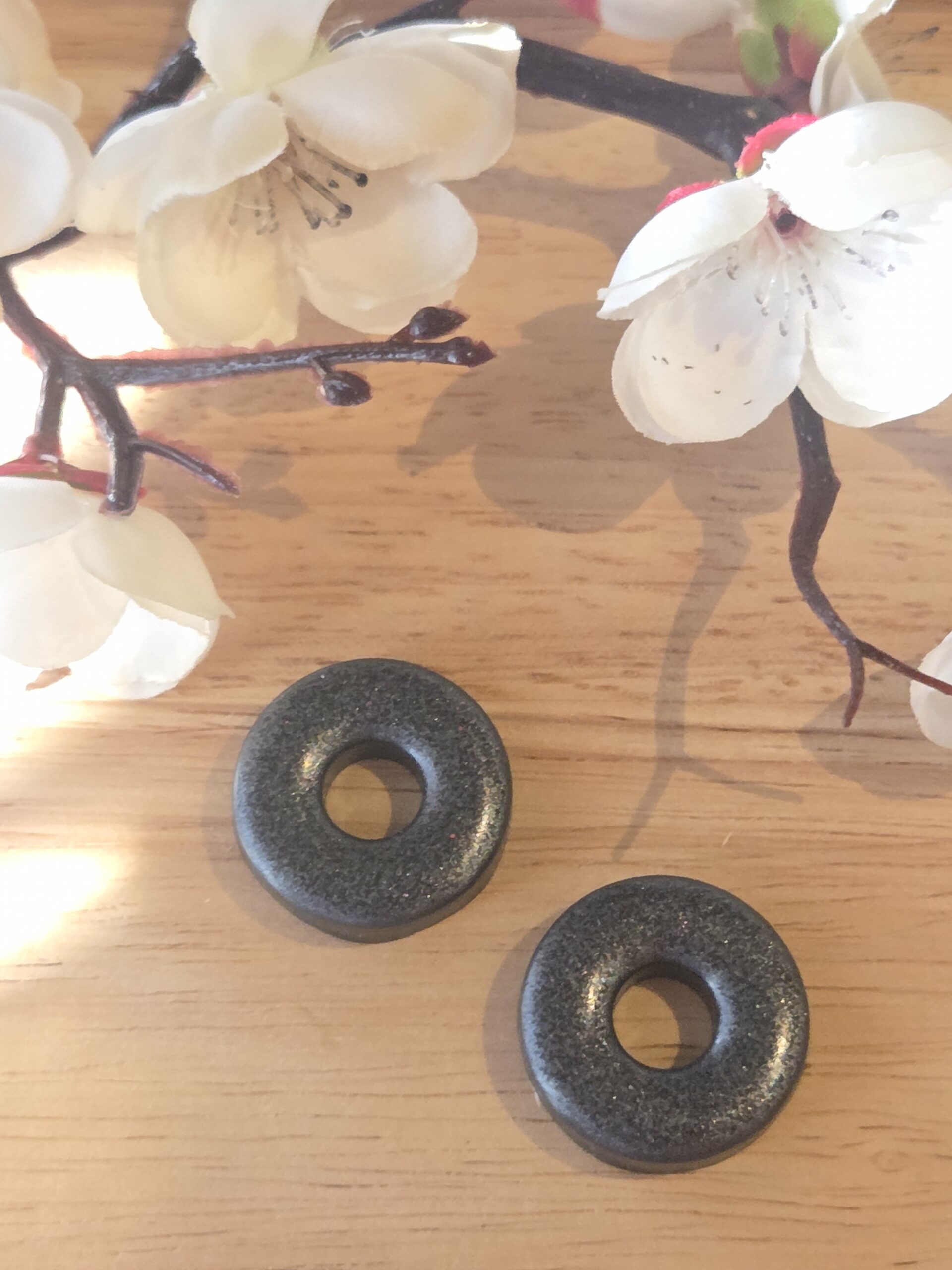 Pampilles interchangeable Donuts en résine époxy