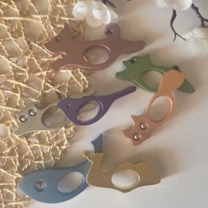 Bagues de lecture kawaii en résine époxy modèles animaux